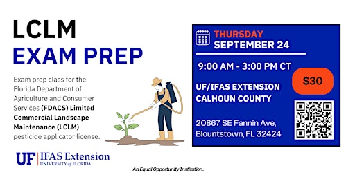 Limited Commercial Landscape Maintenance (LCLM) Exam Prep Class
