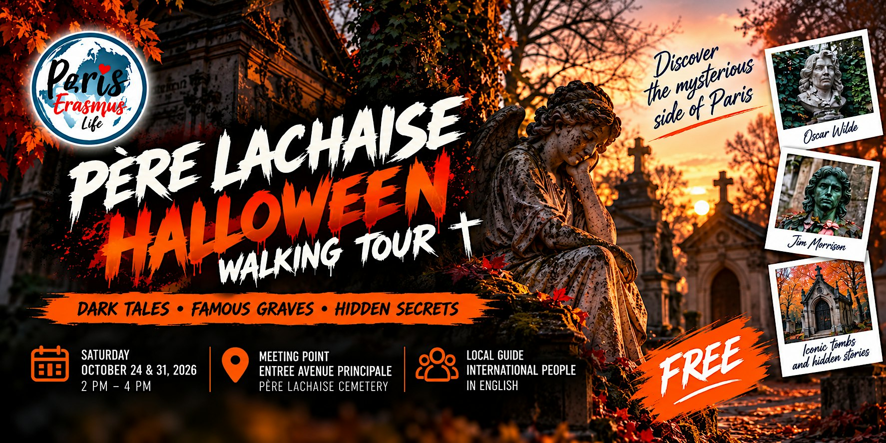 Free Walking Tour Père Lachaise - Halloween Edition