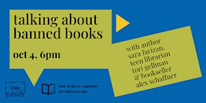 Banned Books Week with Sara Farizan & Teen Librarian Tori Gellman