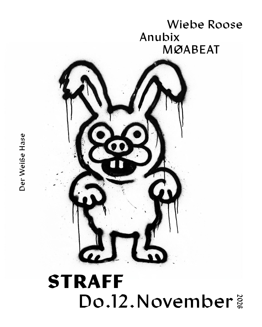 STRAFF / Thursday Techno / 5€ until 1 AM ( with Ticket )
