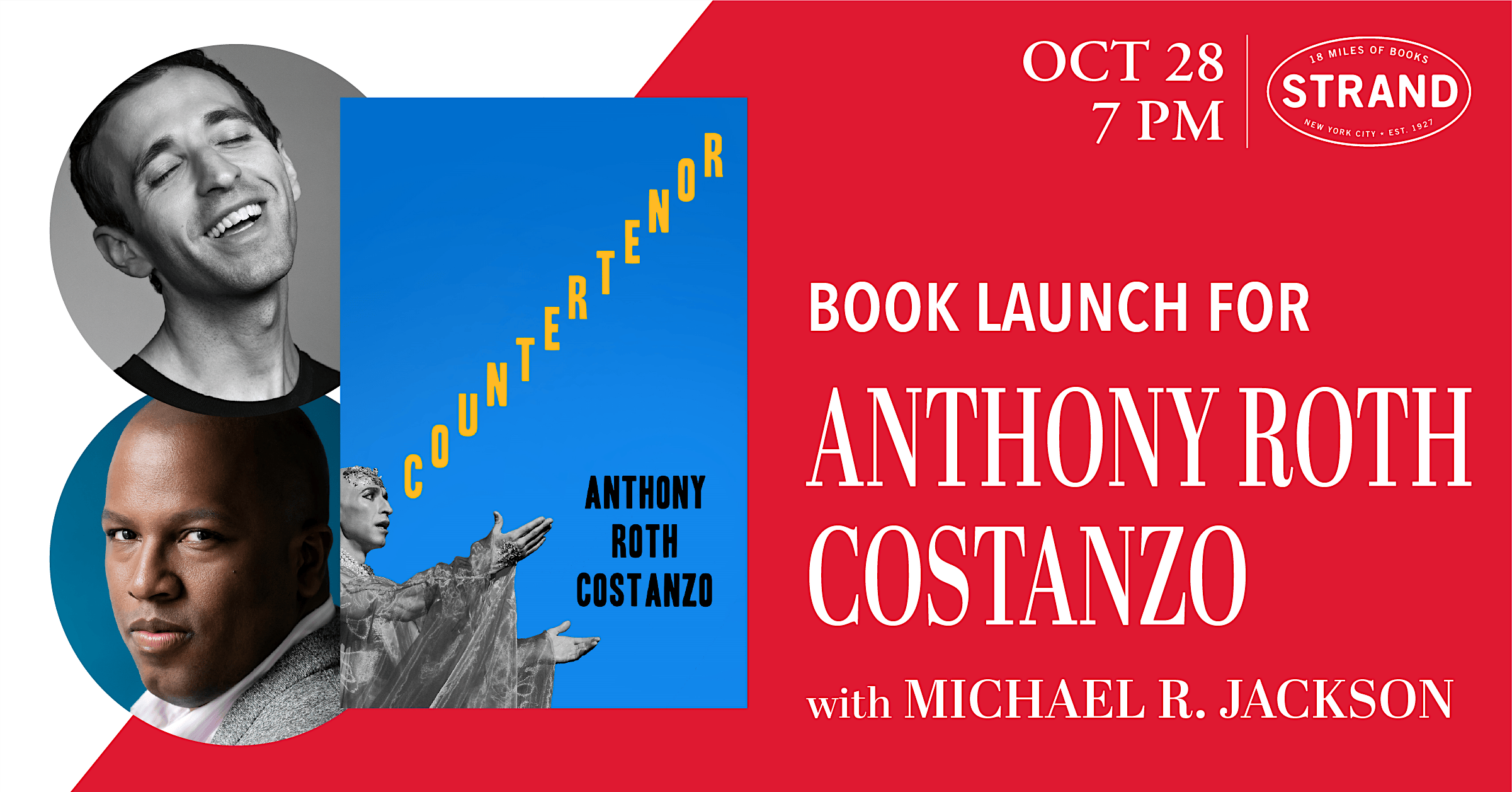 Anthony Roth Costanzo + Michael R. Jackson: Countertenor