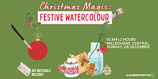 Christmas Magic: Festive Watercolour