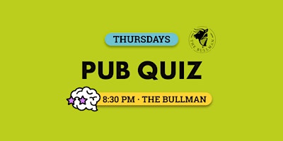 Pub Quiz Barcelona - Thursdays - The Bullman - Eixample