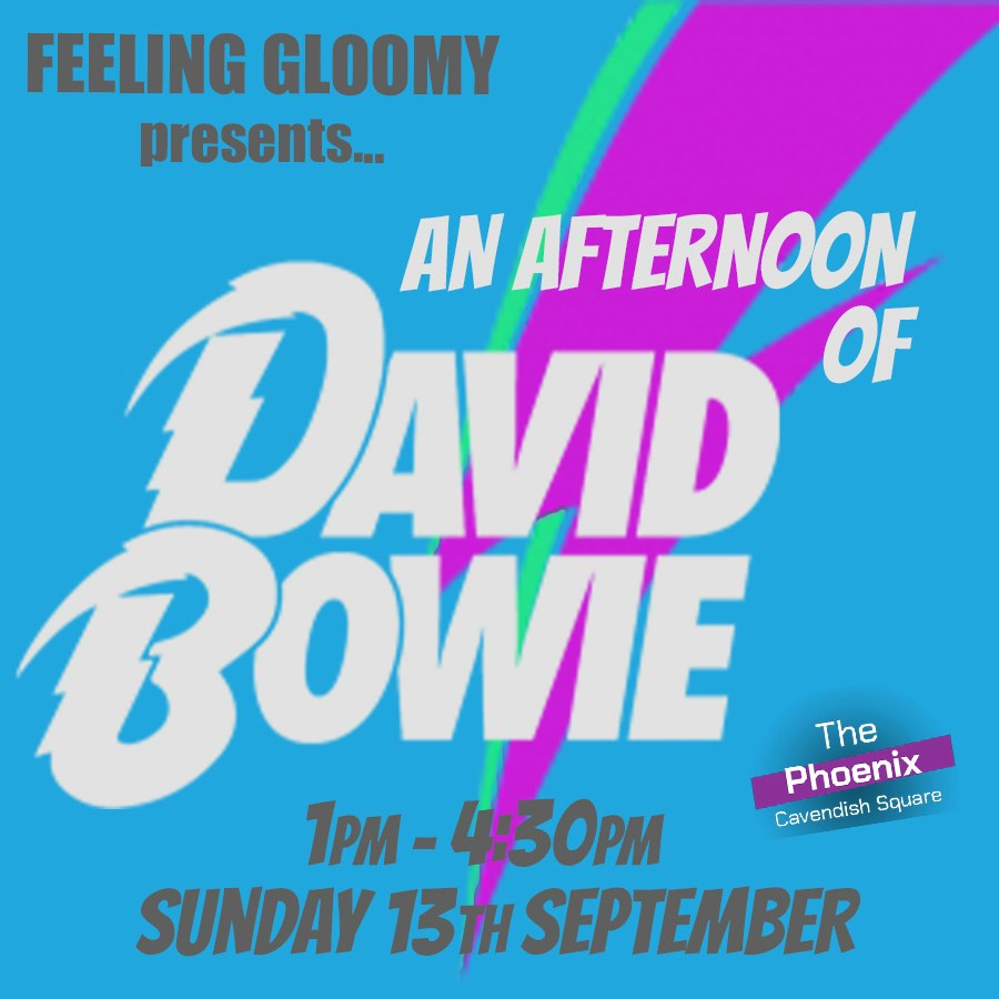 An Afternoon of Bowie, 1pm-4:30pm