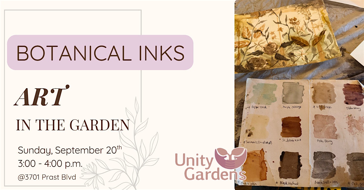 Botanical Inks: Art In The Garden Series