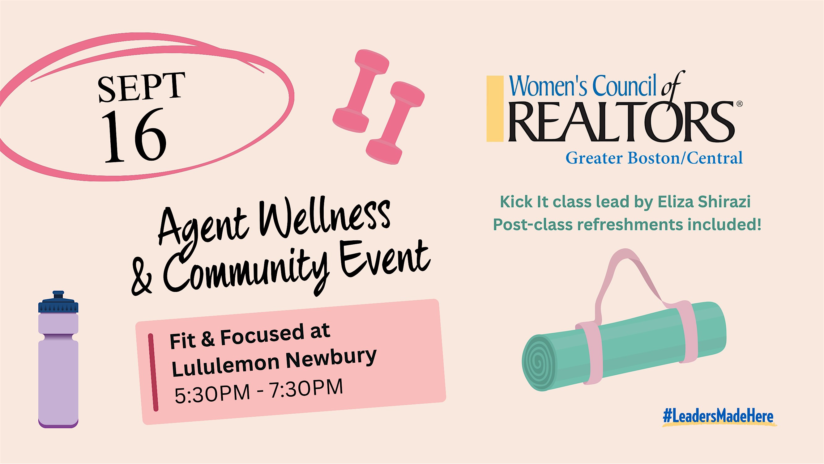Agent Wellness: Fit & Focused (Women's Council of Realtors Boston/Central)