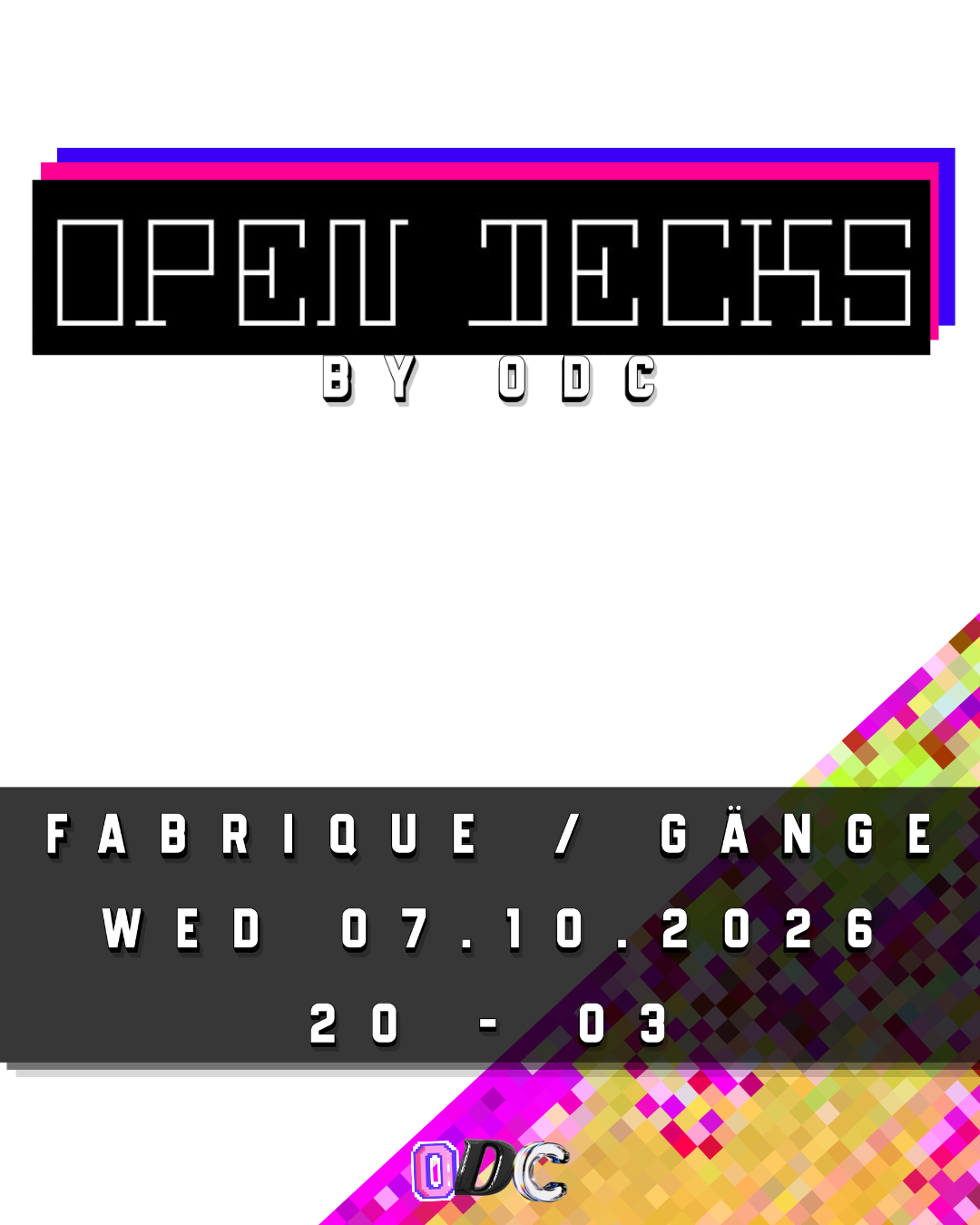 OPEN DECKS at Gängeviertel