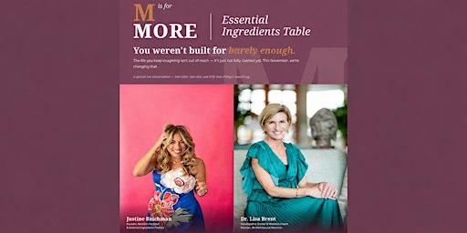 M Is for More: An Essential Ingredients Table