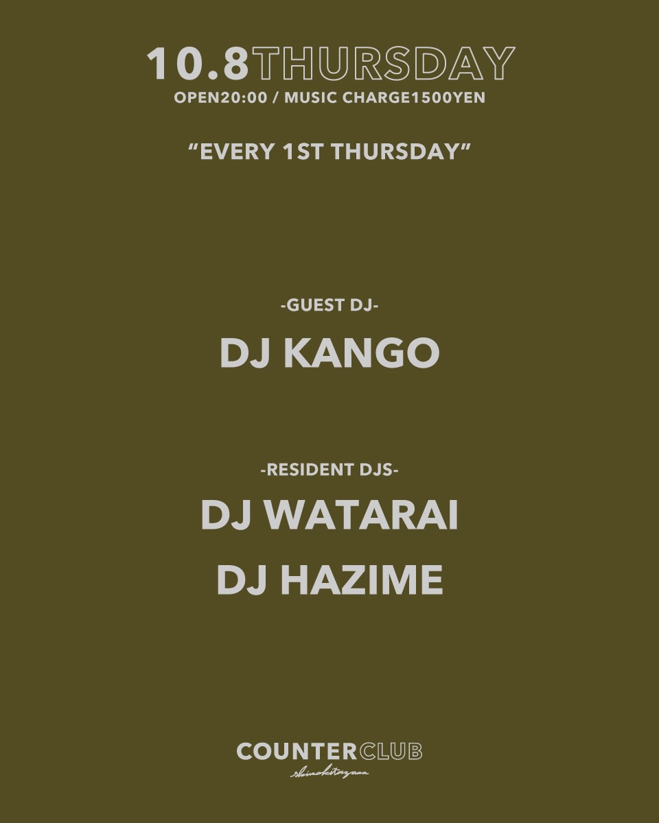EVERY 1ST THURSDAY