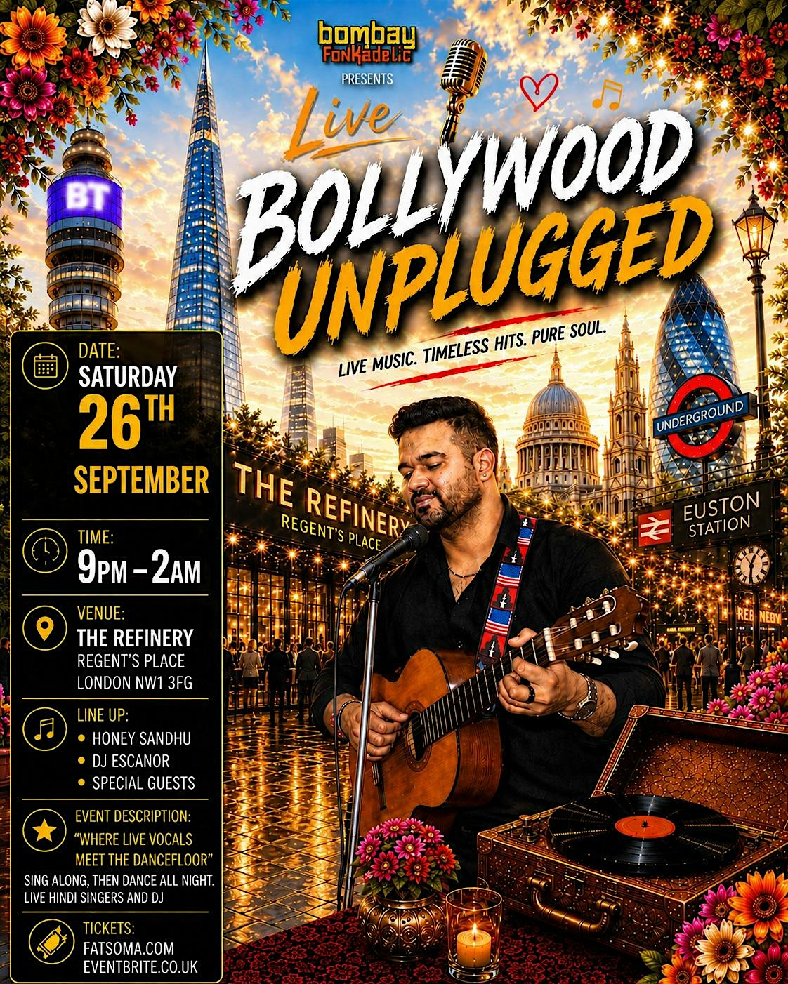 Bollywood Unplugged - Live Singers and DJ Party