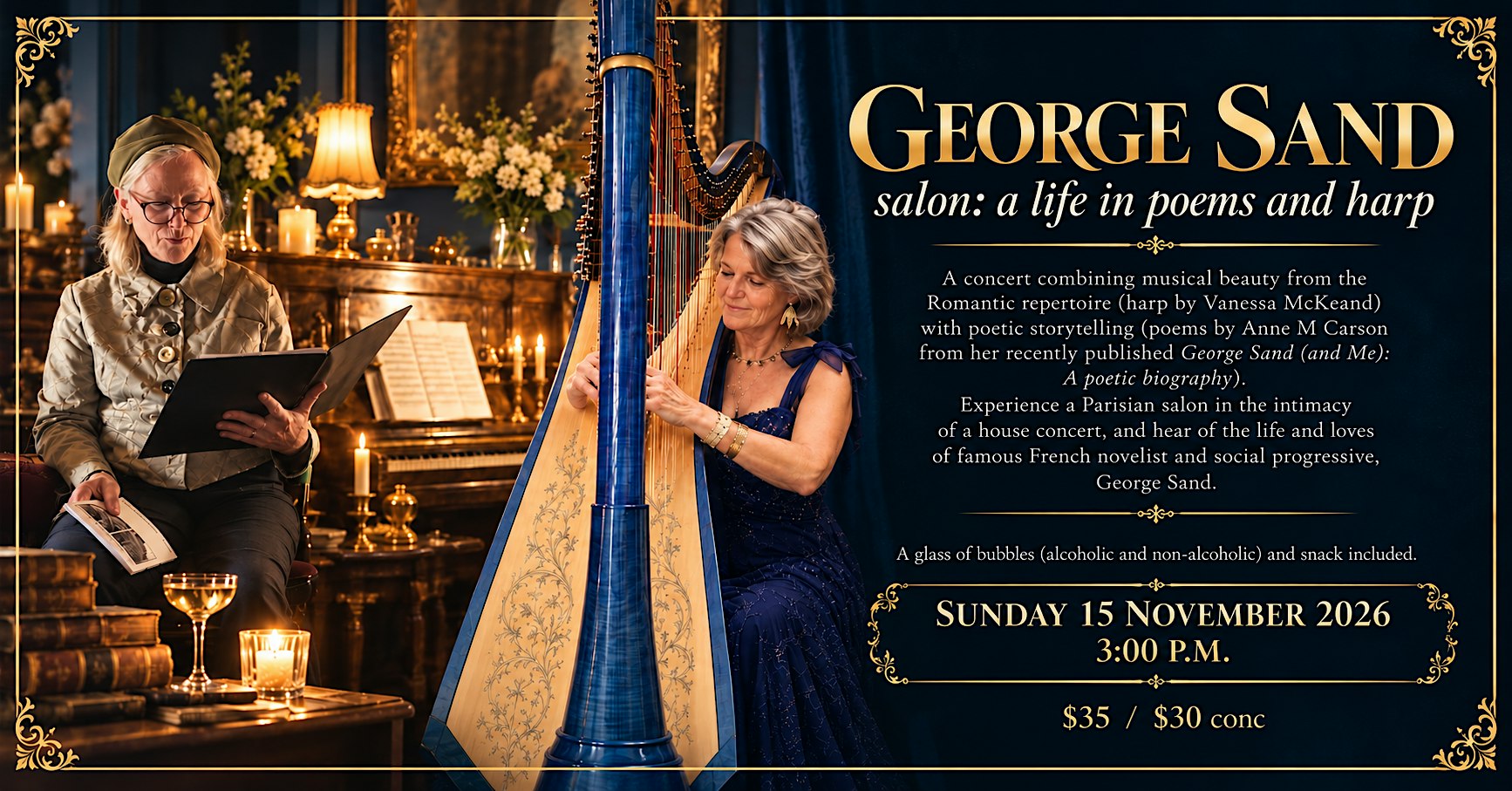 George Sand: salon - a life in poems and music