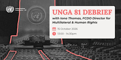 UNGA 81 Debrief: Iona Thomas, FCDO Director for Multilateral & Human Rights