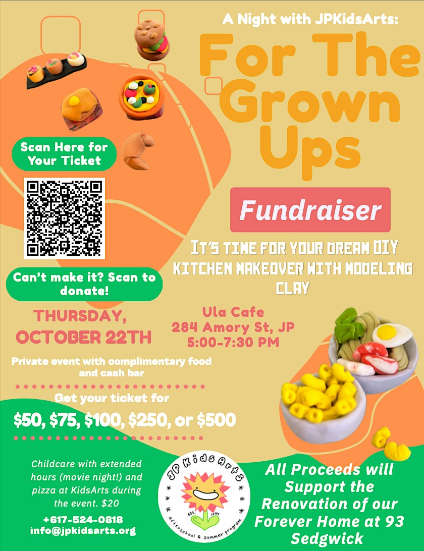 A Night with JP KidsArts: For the Grown Ups