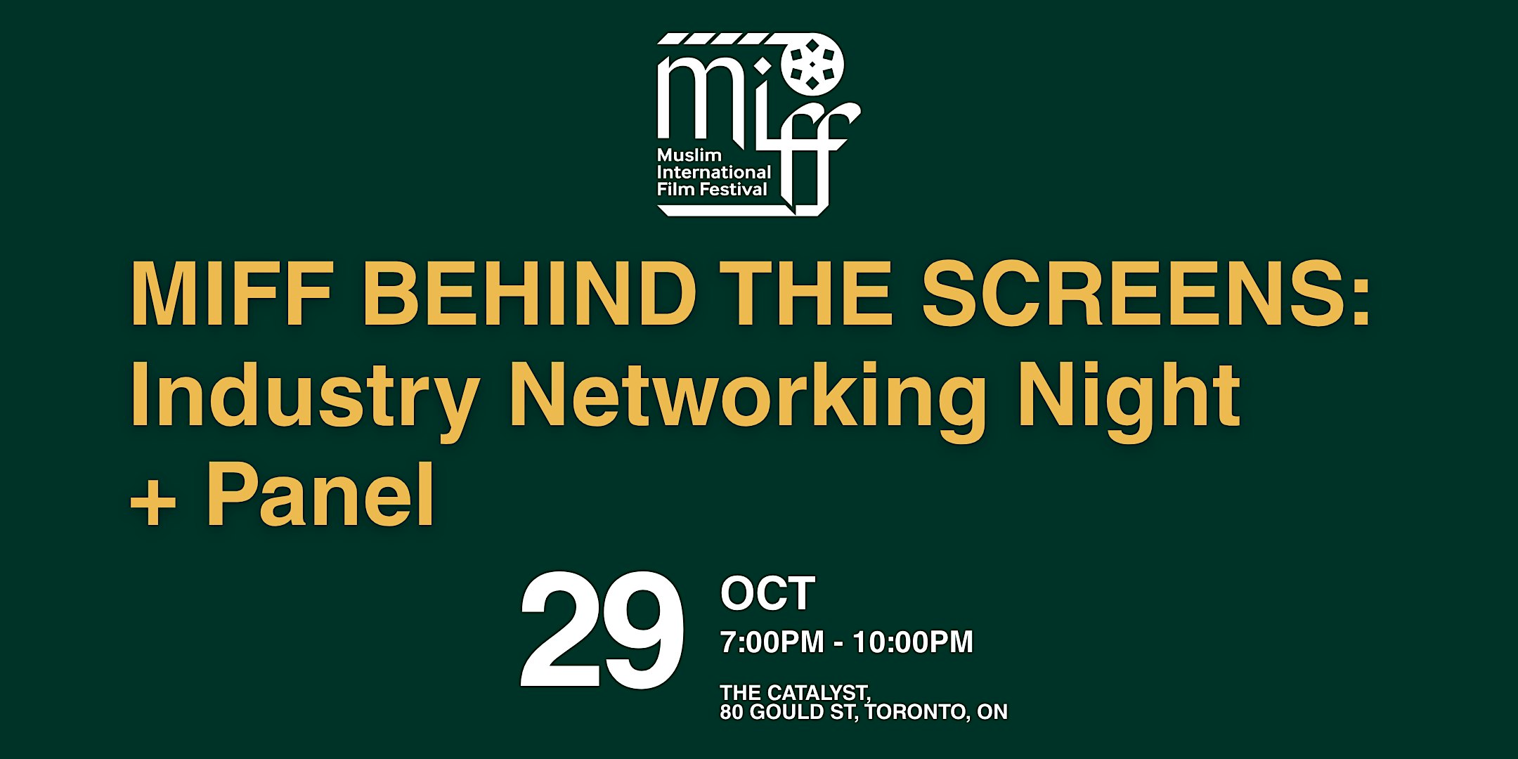 MIFF Behind the Screens:  Industry Networking Night + Panel