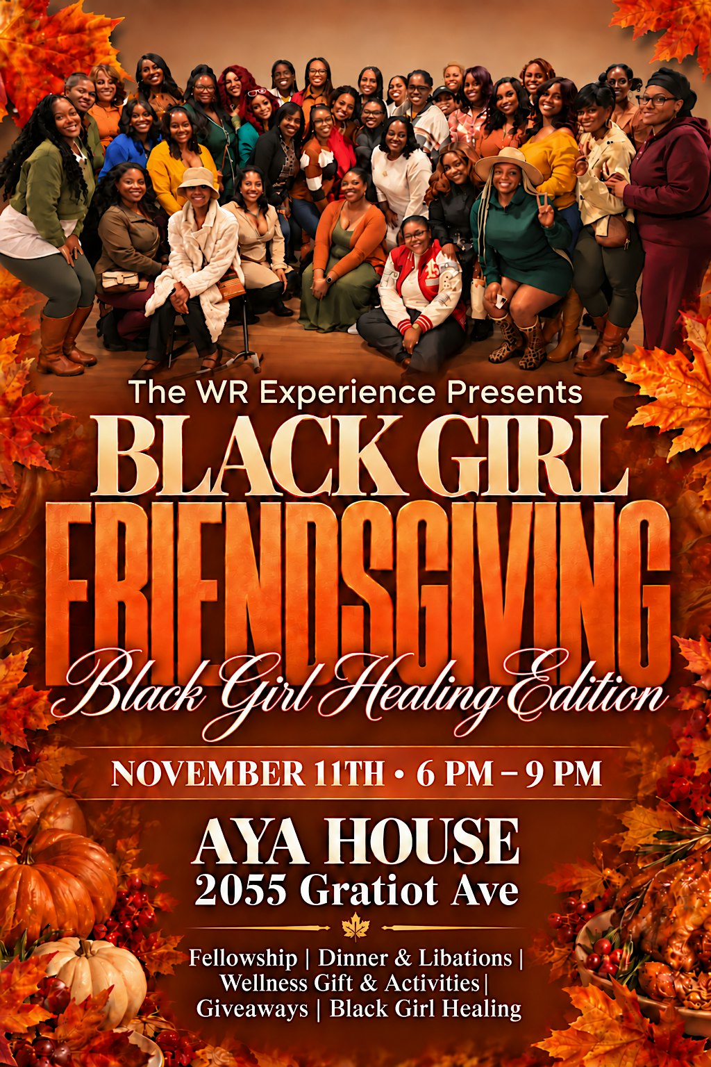 Black Girl Friendsgiving Detroit