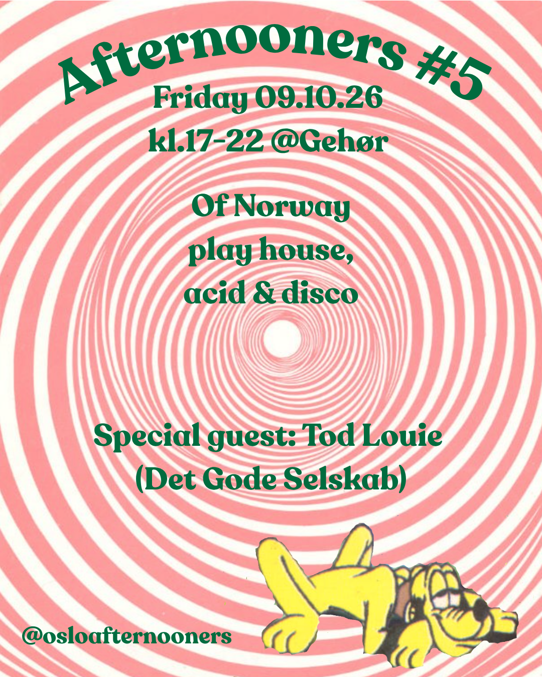 Afternooners #5 with DJs Of Norway & Tod Louie