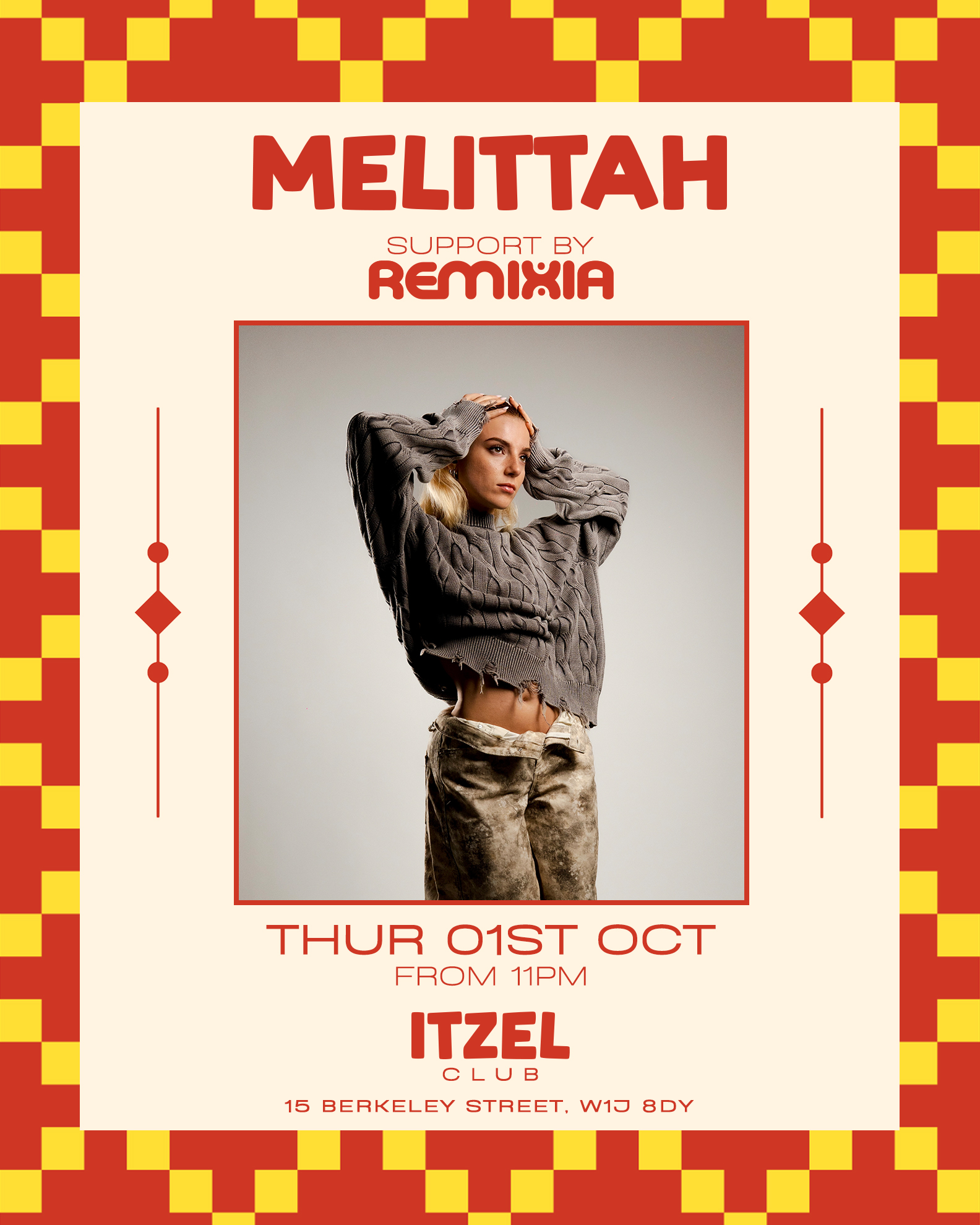 Itzel Club presents: Melittah supported by REMIXIA