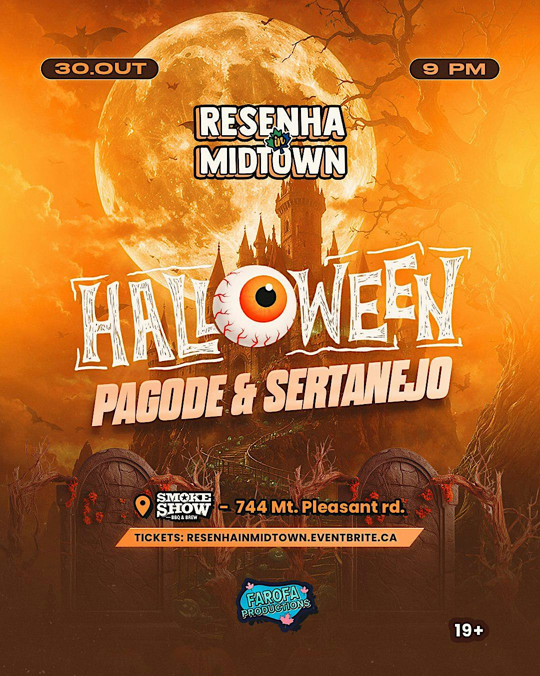 RESENHA in MIDTOWN - Halloween - Sertanejo & Pagode