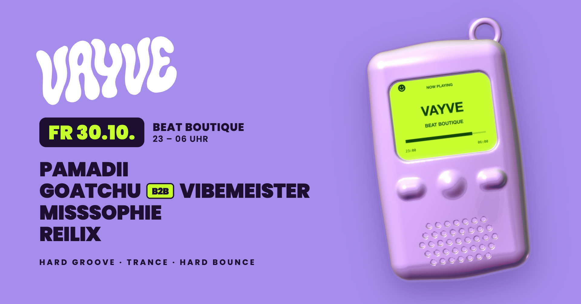 VAYVE goes Beat Boutique
