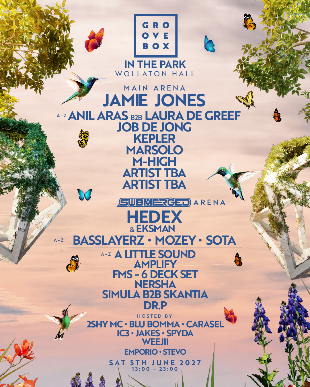 Jamie Jones, Hedex + more - Groovebox In The Park 2027