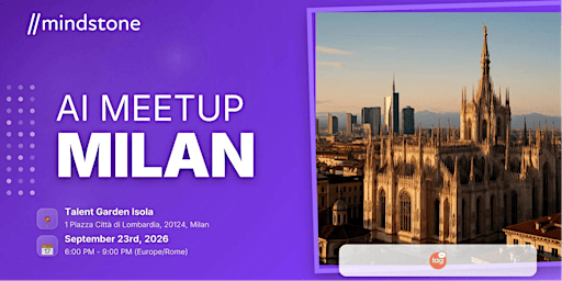 Mindstone Milan September AI Meetup