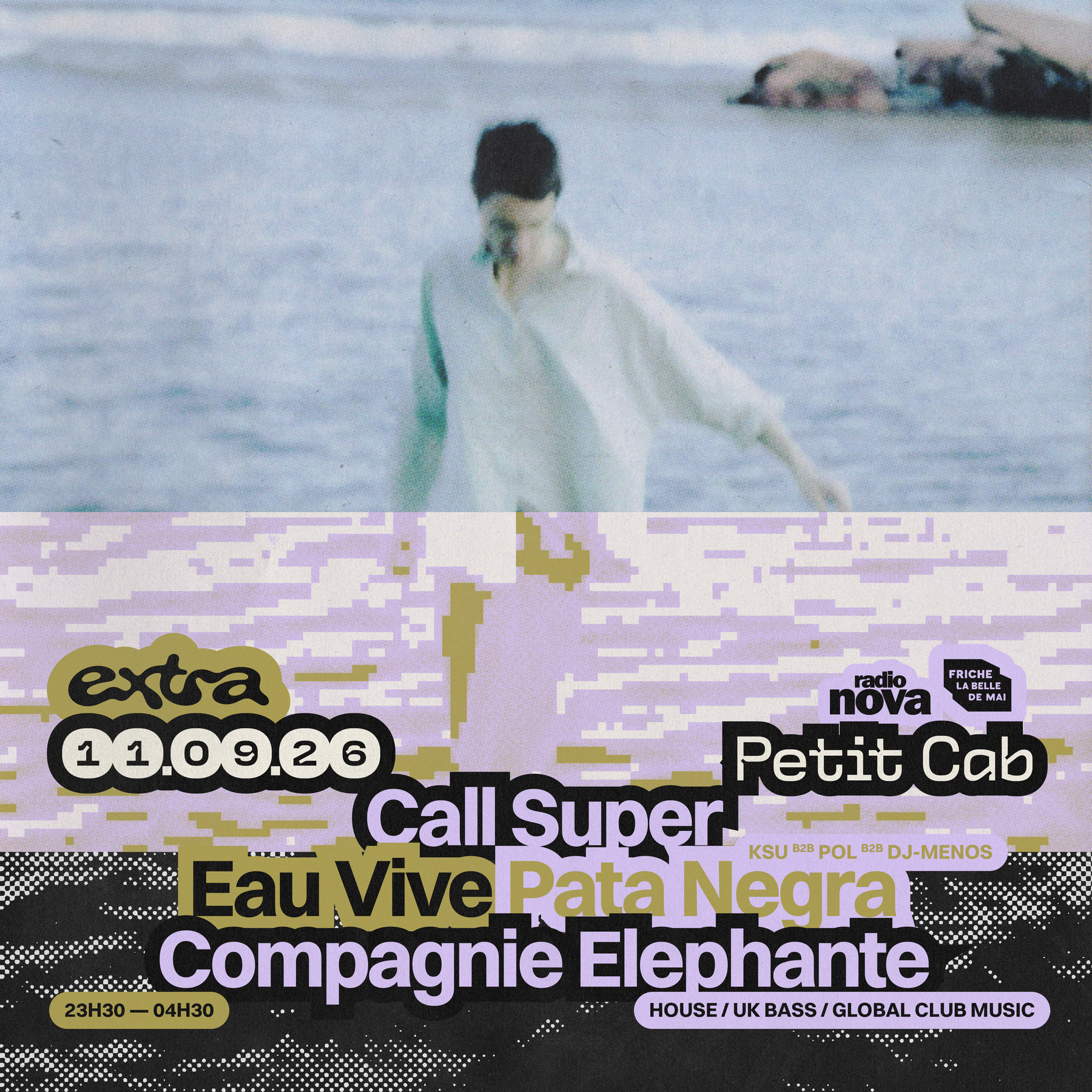 Call Super + Eau Vive + Pata Negra @ Petit Cab