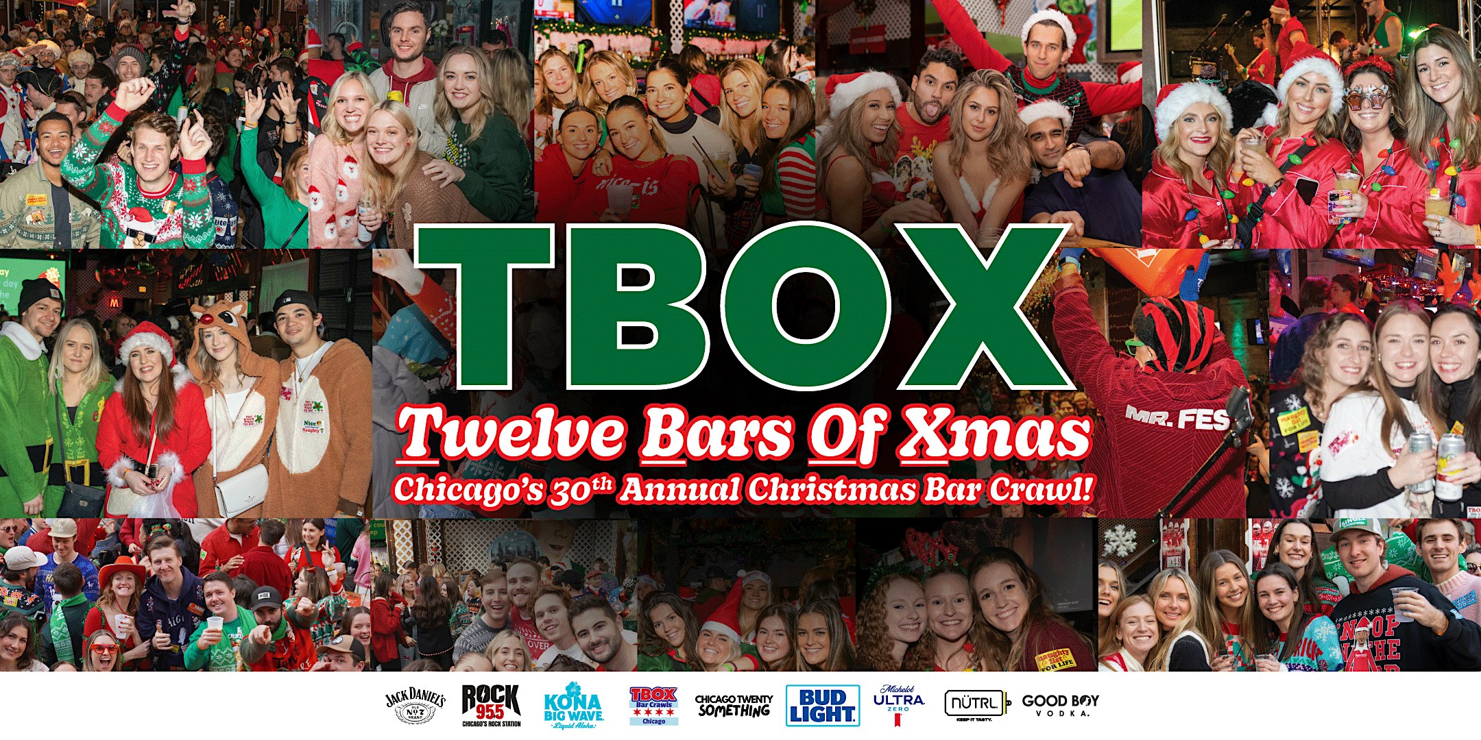 TBOX: Twelve Bars of Xmas - Chicago's 30th Annual Xmas Crawl - Wrigleyville