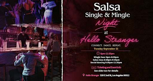 Salsa for Singles and Mingles - A night of love and friendship