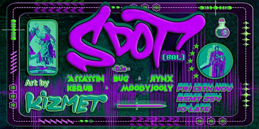 SDOT (BAL), Assassin Bug, Jiynx, Kerub, Moodyjooly, art by KIZMET
