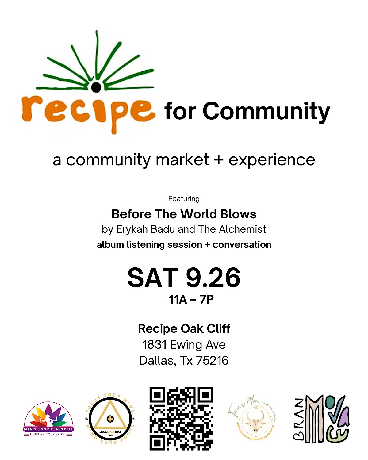 Recipe For Community