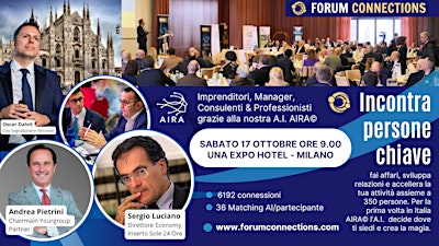 Forum Connections Milano B2B: smetti di inseguire lead, fatti presentare.