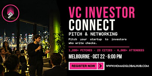 Investor Connect: Pitch & Networking — Melbourne