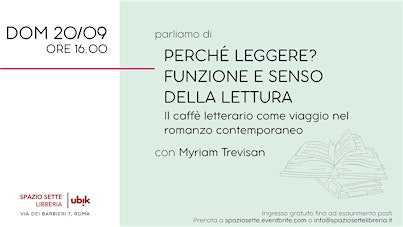 Parliamo di "Perché leggere? Funzione e senso della letteratura"