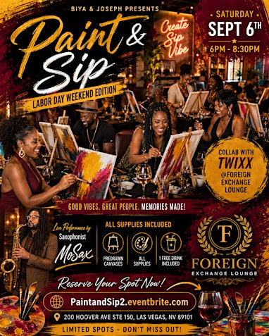 Paint and Sip Experience
