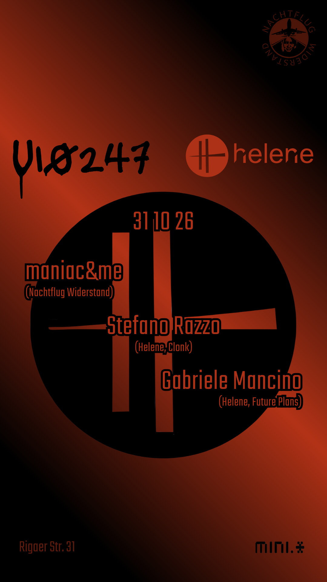 U10247 x Helene: Minimal Halloween (feat maniac&me, Stefano Razzo, Gabriele Mancino)
