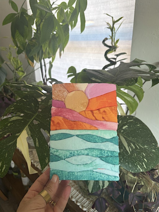 Kinusaiga Fabric Collage Workshop