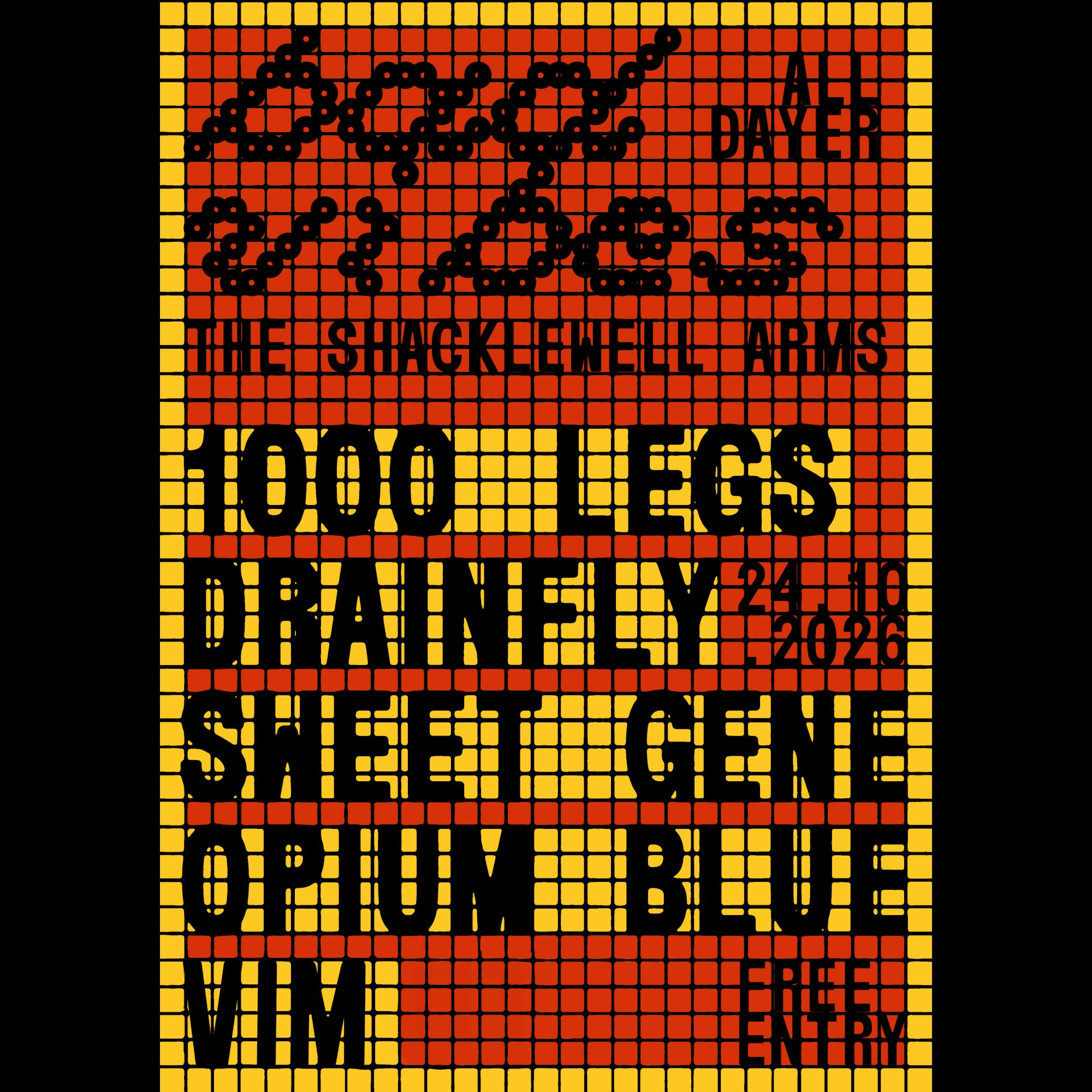 BAD VIBES September all-dayer: 1000 legs + drainfly + Sweet Gene + Opium Blue + Trout