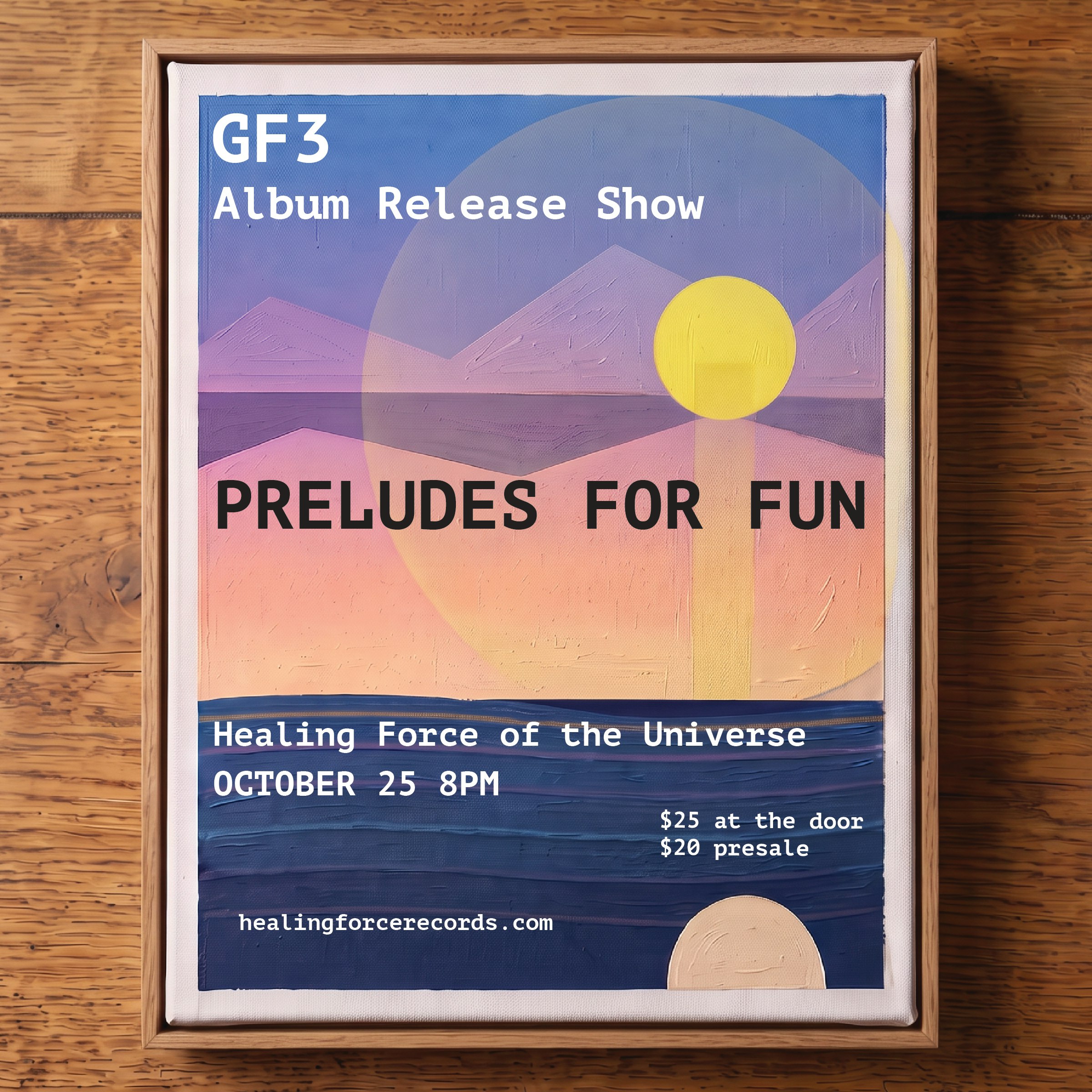 GF3 Album Release Show