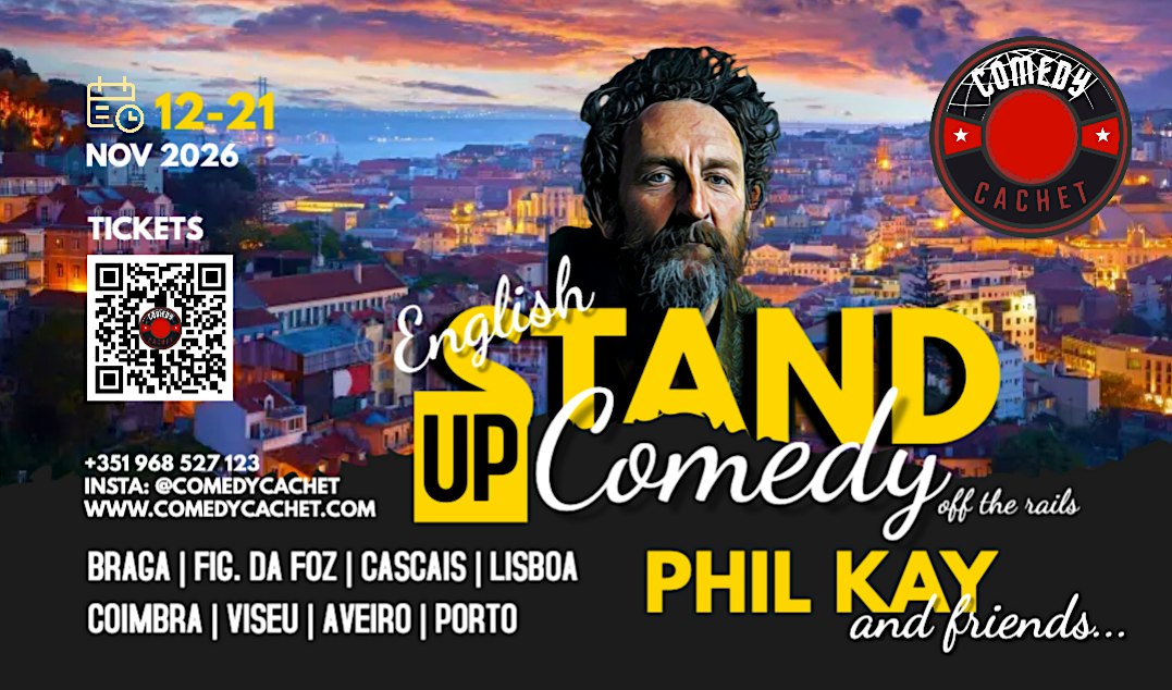 English Stand Up Comedy - PHIL KAY - Live in Porto