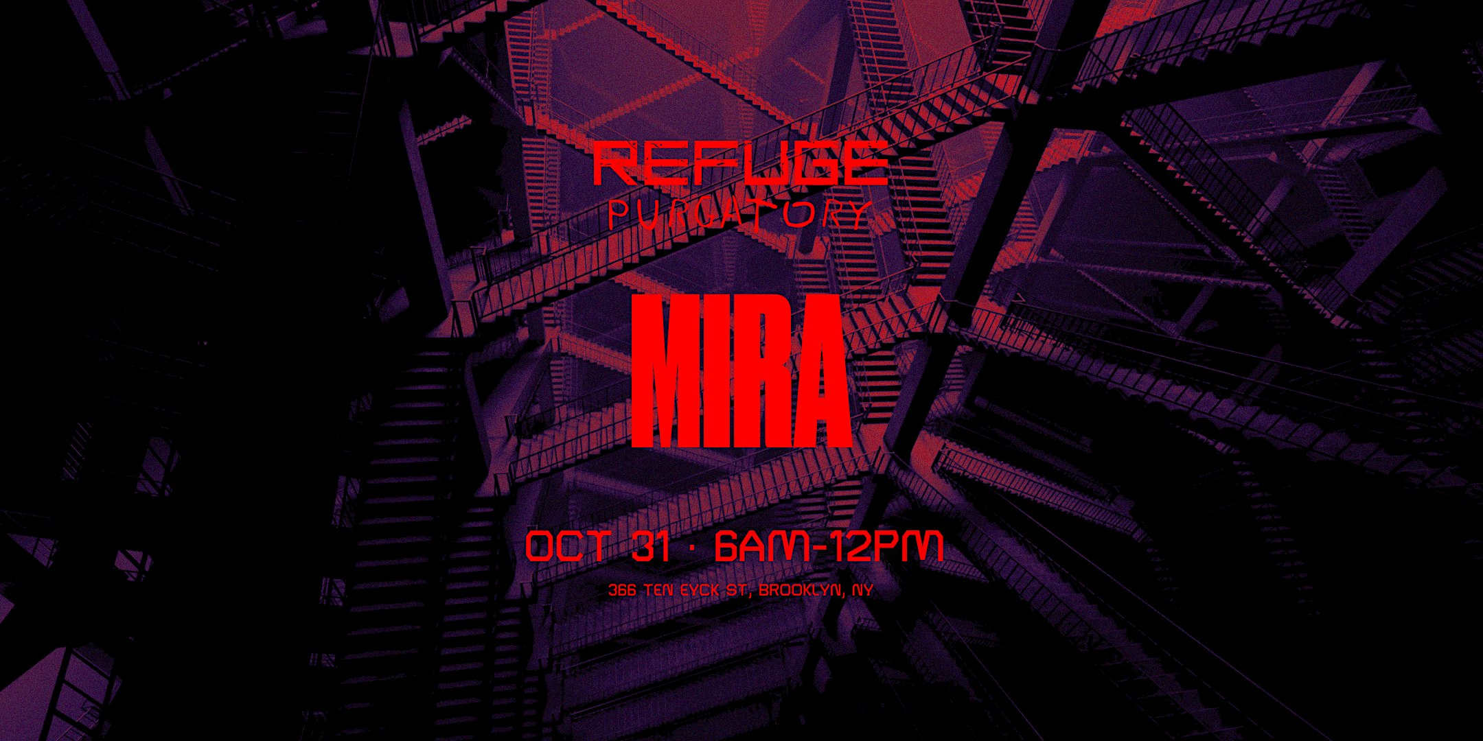 PURGATORY: Sunday Sunrise at Refuge w/ Mira