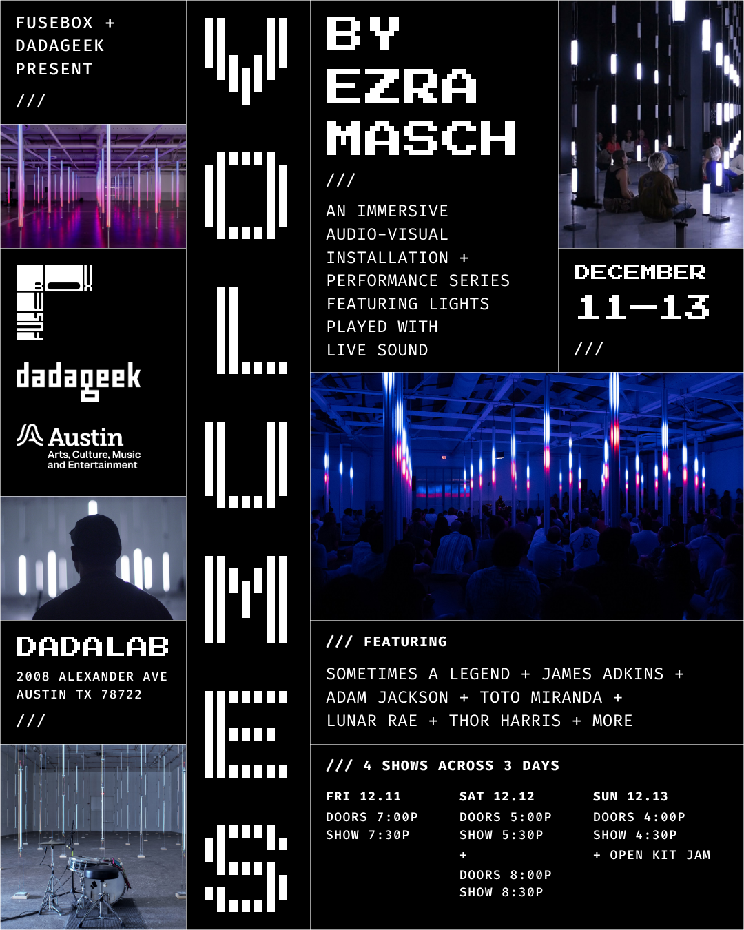 dadageek + Fusebox present: VOLUMES by Ezra Masch