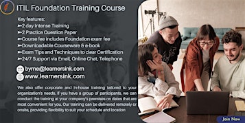 Upcoming ITIL 5 Foundation Course in Atlanta, GA – Limited Slots