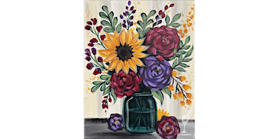 Fall Floral Bouquet - Paint and Sip in Denver | Classpop!™