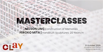 MASTERCLASSES Singapore Clay Festival '26