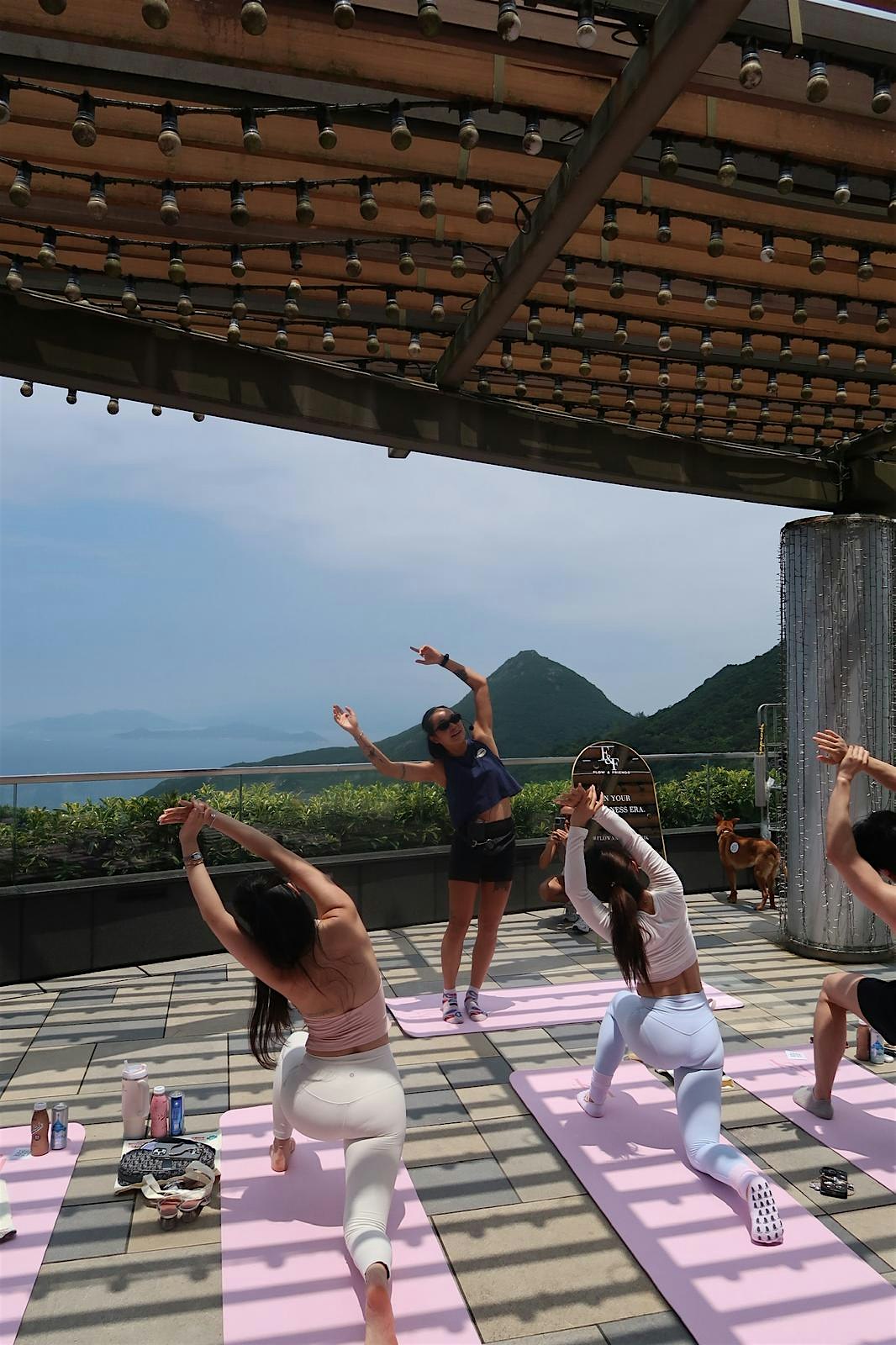 Puppy Pilates & Gelato at the Peak