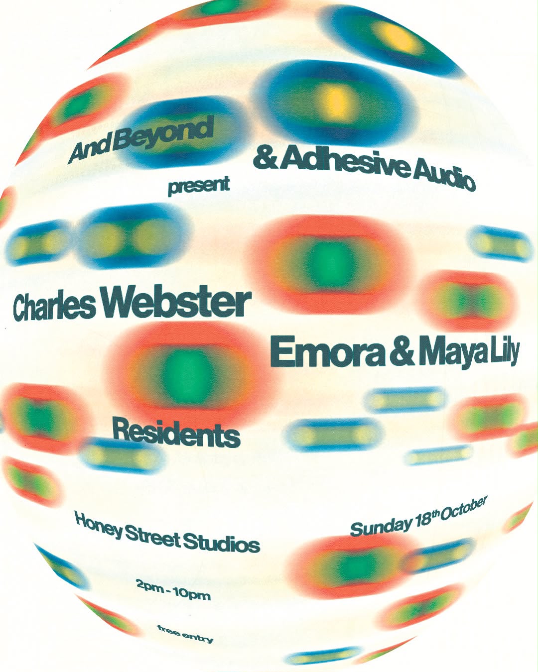 And Beyond // Adhesive Audio presents Charles Webster, Emora & Maya Lily [Free entry] 