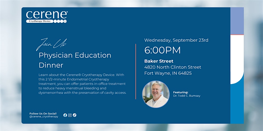 Cerene Physician Education Dinner