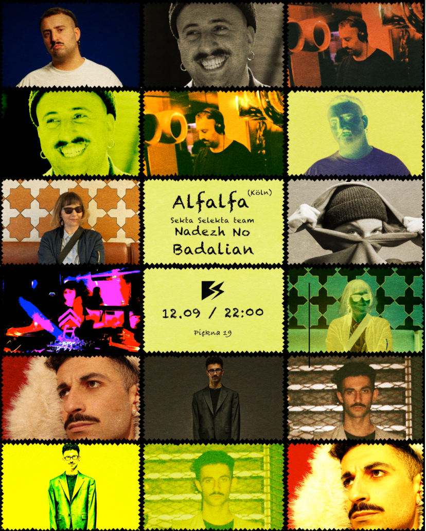 Sekta Selekta team: Nadezh No, Badalian and Alfalfa (Köln)