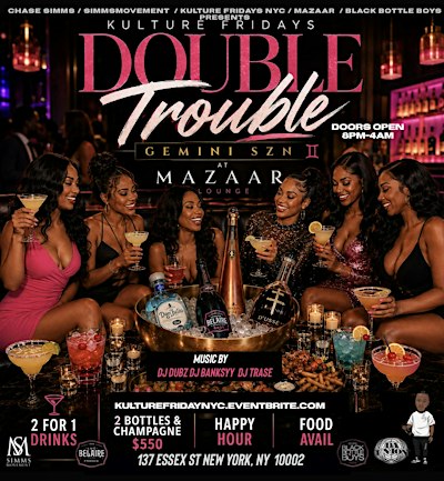 NY party Happy Hour afterwork NYC Hip Hop RNB Reggae Afrobeats
