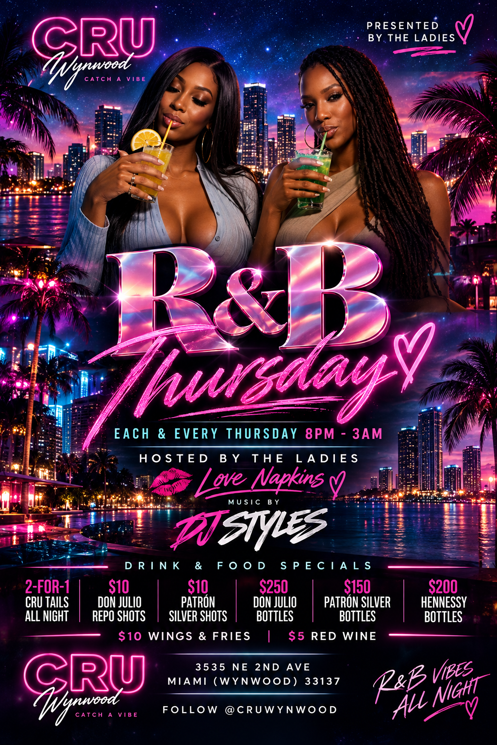 R&b Thursdays At Cru Wynwood